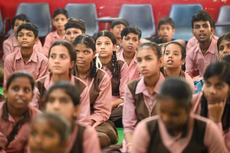 L' école de filles de Thane en Inde
