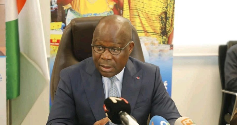Pierre Dimba, ministre ivoirien de la Santé, de l'hygiène publique et de la couverture maladie universelle (CMU)