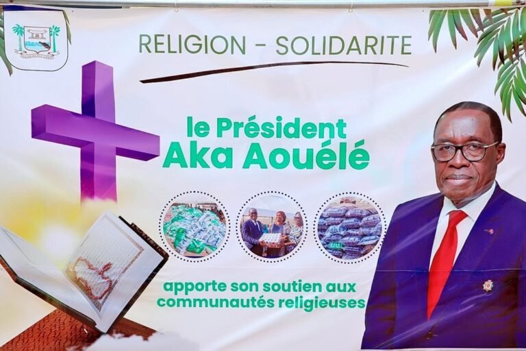 Grand-Bassam : dons du Conseil régional aux fidèles