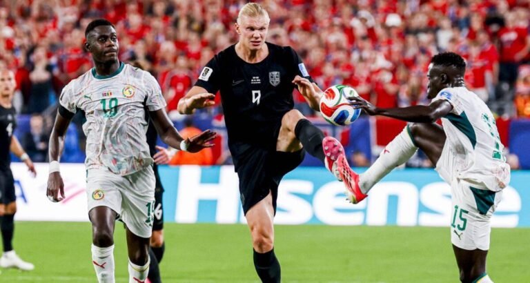 Mondial 2026 : la Norvège bat le Sénégal (3-2) et file vers les 16e