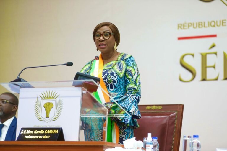 Sénat ivoirien : Kandia Camara met en avant les priorités de 2026
