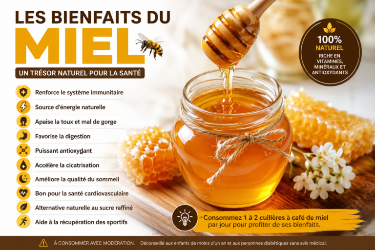 Les 10 bienfaits du miel sur la santé : pourquoi en consommer régulièrement ?