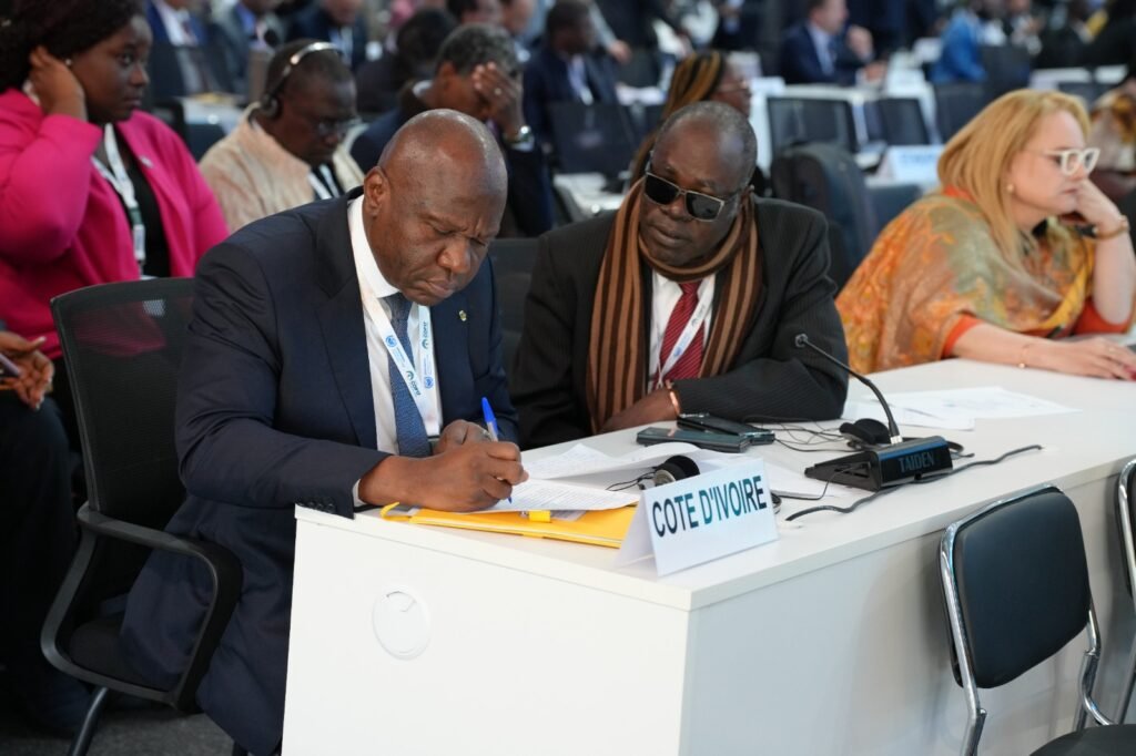 Abou Bamba présente les priorités ivoiriennes pour la résilience face à la sécheresse à la COP17.