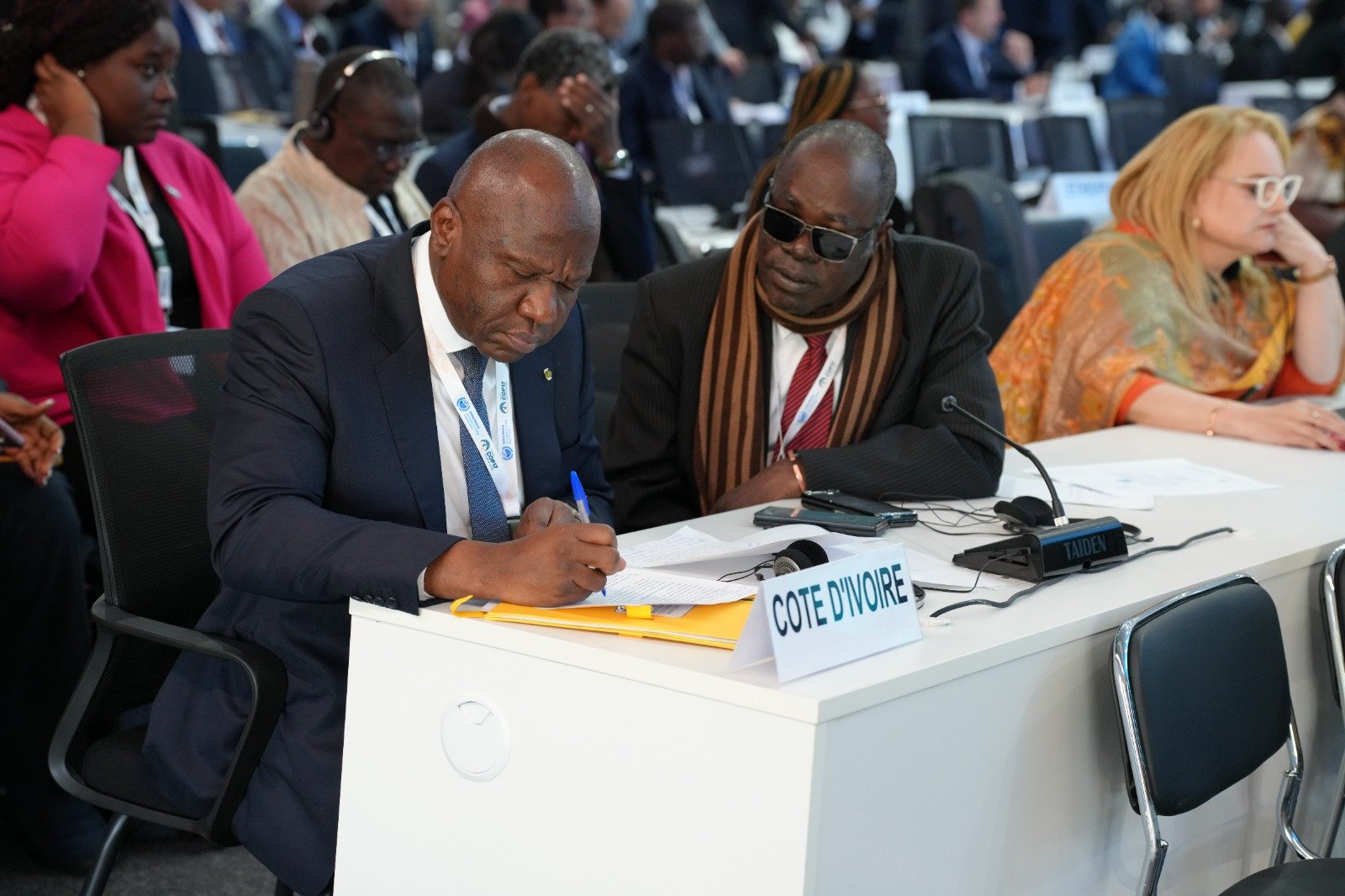 Abou Bamba présente les priorités ivoiriennes pour la résilience face à la sécheresse à la COP17.